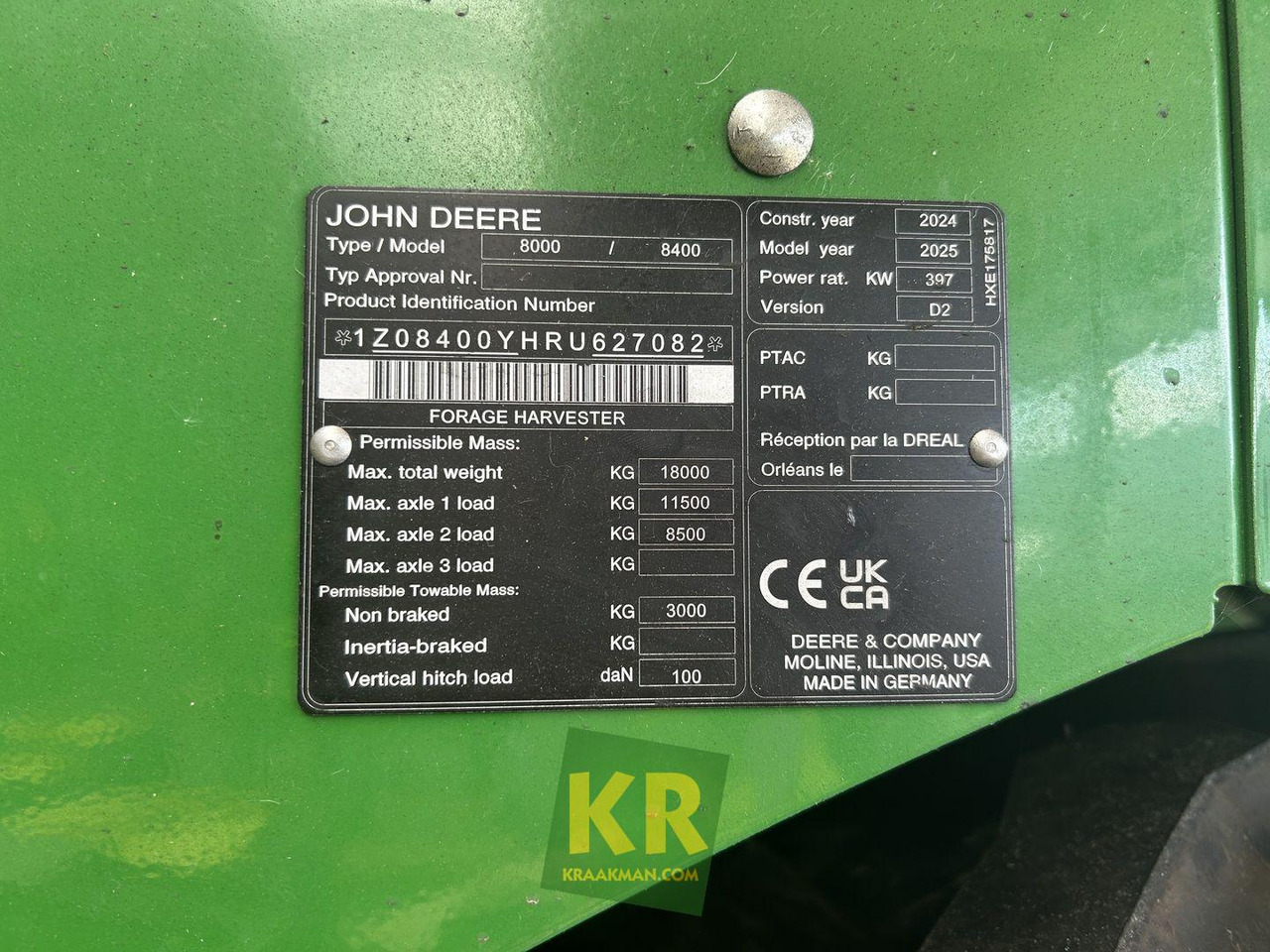 8400 John Deere - Hakselaar: afbeelding 3 8400 John Deere - Hakselaar: afbeelding 3