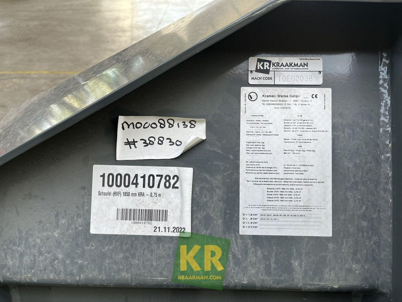 Kramer Voorzetstukken - Voorladerbak: afbeelding 4 Kramer Voorzetstukken - Voorladerbak: afbeelding 4