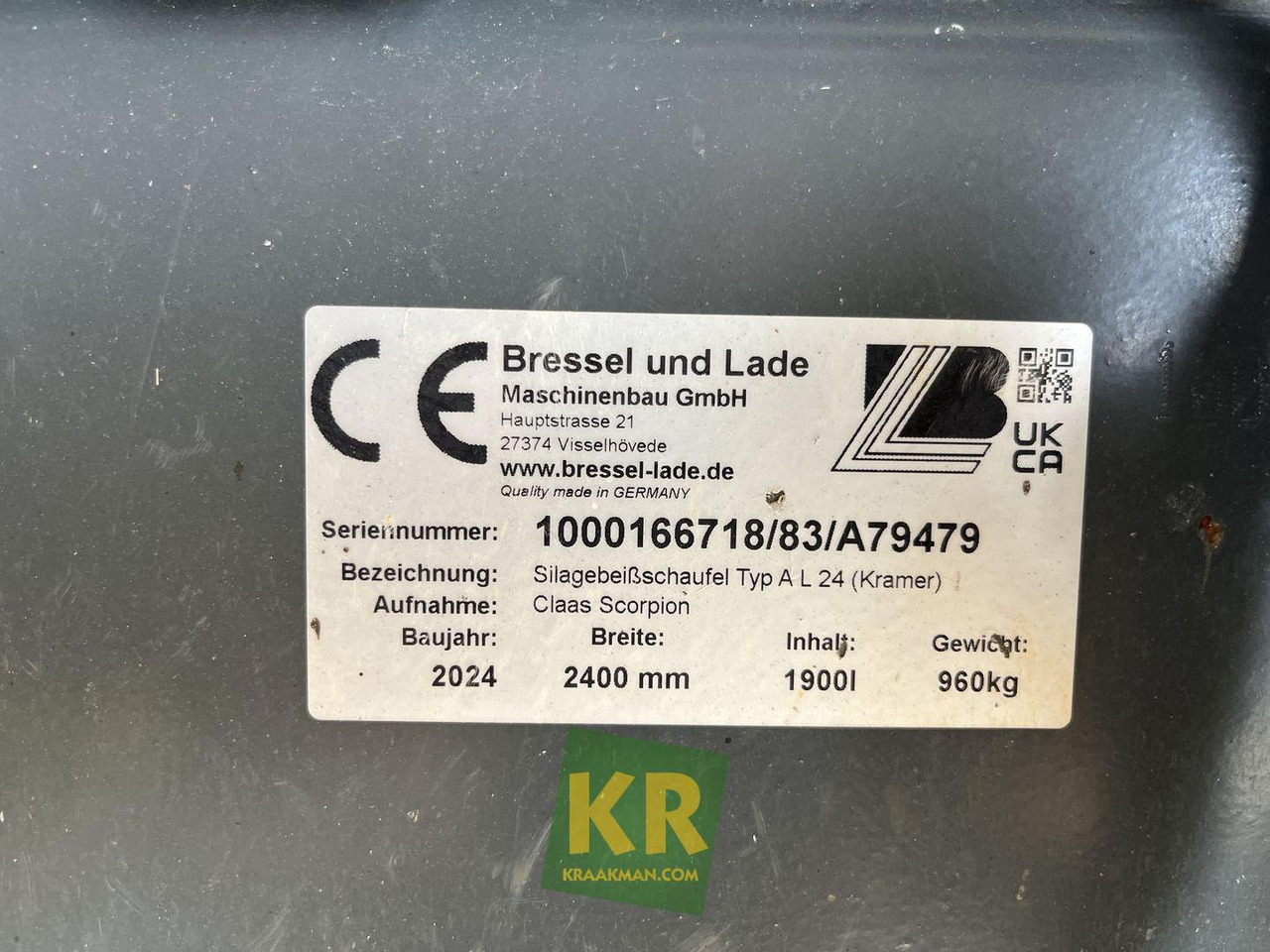 Voorzetstukken Kramer - Voorladerbak: afbeelding 5 Voorzetstukken Kramer - Voorladerbak: afbeelding 5