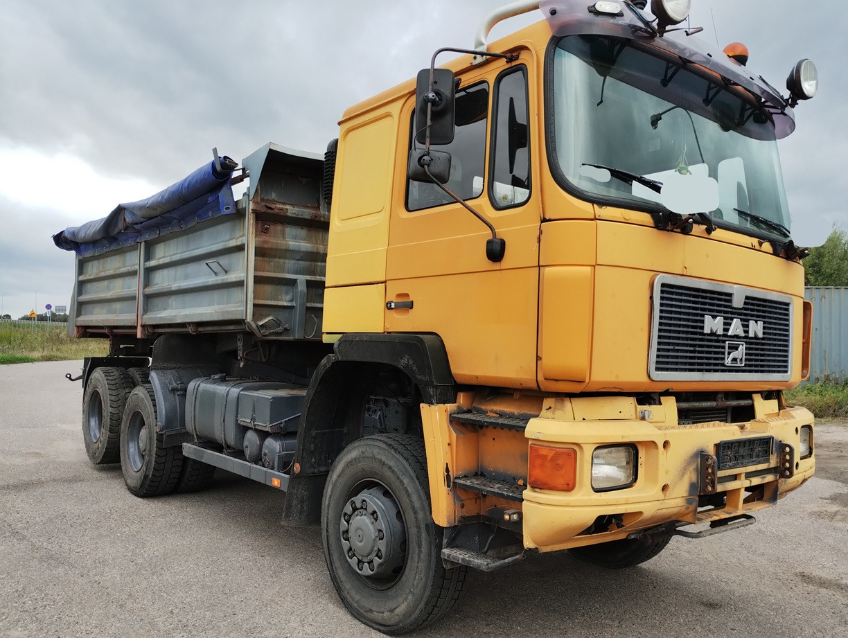 MAN F90 19-372 6X4 - 4 - Kipper vrachtwagen: afbeelding 2 MAN F90 19-372 6X4 - 4 - Kipper vrachtwagen: afbeelding 2