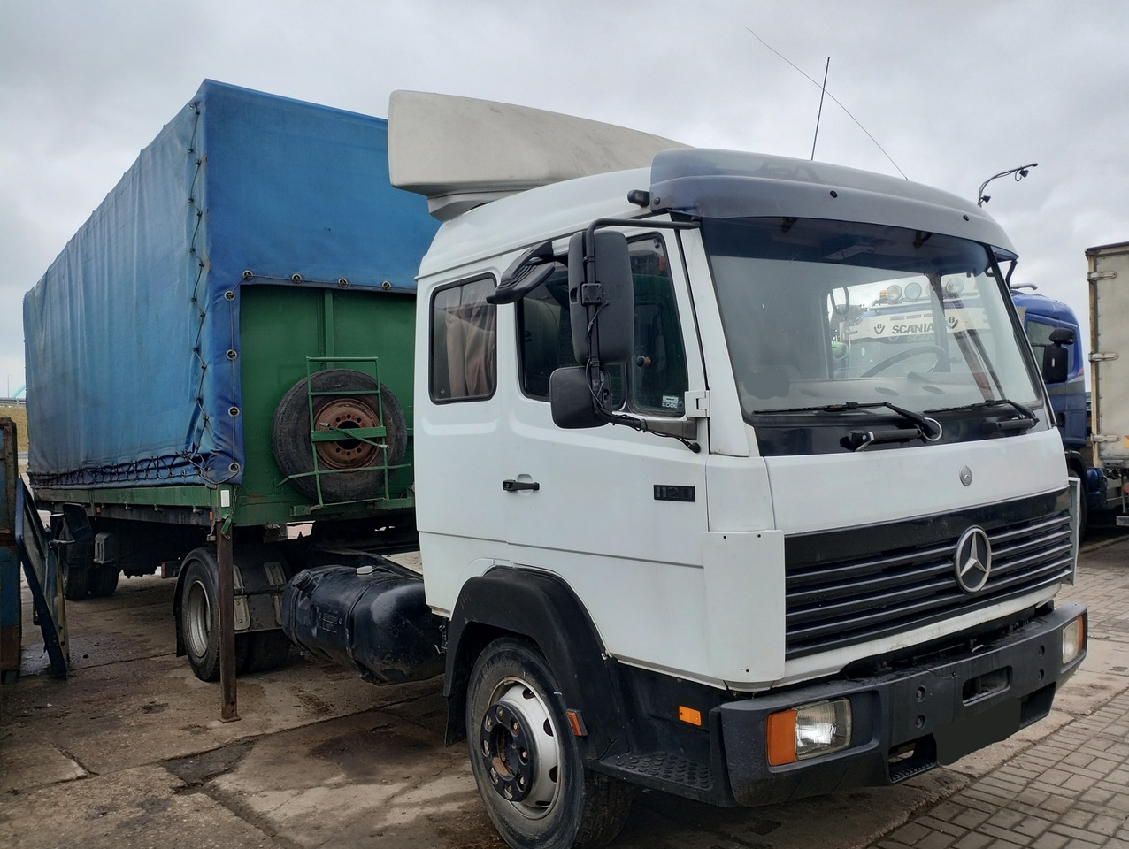 MERCEDES BENZ 1120 S + NACZEPA 1-OSIOWA TRAILER - Trekker: afbeelding 2 MERCEDES BENZ 1120 S + NACZEPA 1-OSIOWA TRAILER - Trekker: afbeelding 2