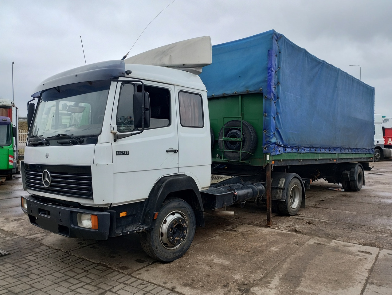 MERCEDES BENZ 1120 S + NACZEPA 1-OSIOWA TRAILER - Trekker: afbeelding 1 MERCEDES BENZ 1120 S + NACZEPA 1-OSIOWA TRAILER - Trekker: afbeelding 1