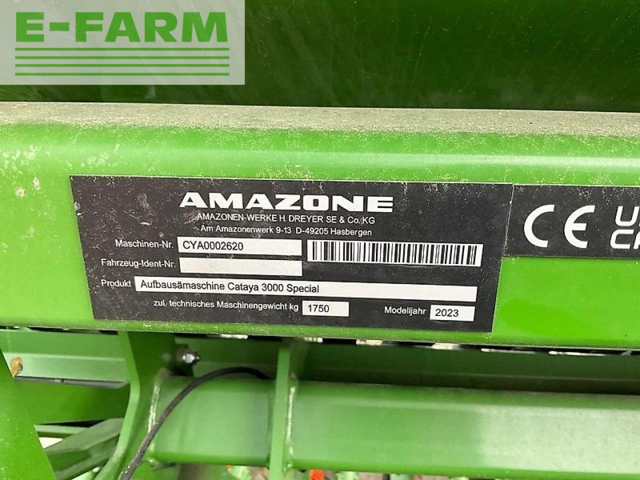 Amazone cataya 3000 special rotec - Zaaimachine: afbeelding 5 Amazone cataya 3000 special rotec - Zaaimachine: afbeelding 5