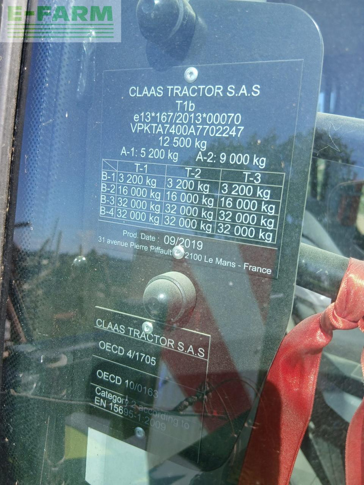 Tractor CLAAS ARION 660 St4 CMATIC: afbeelding 14 Tractor CLAAS ARION 660 St4 CMATIC: afbeelding 14