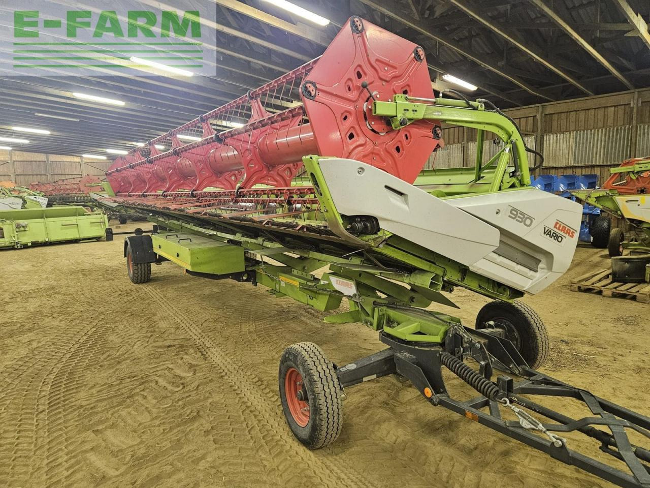 CLAAS vario 930 + 2 rapstrenner + transportwagen - Graanmaaibord: afbeelding 2 CLAAS vario 930 + 2 rapstrenner + transportwagen - Graanmaaibord: afbeelding 2