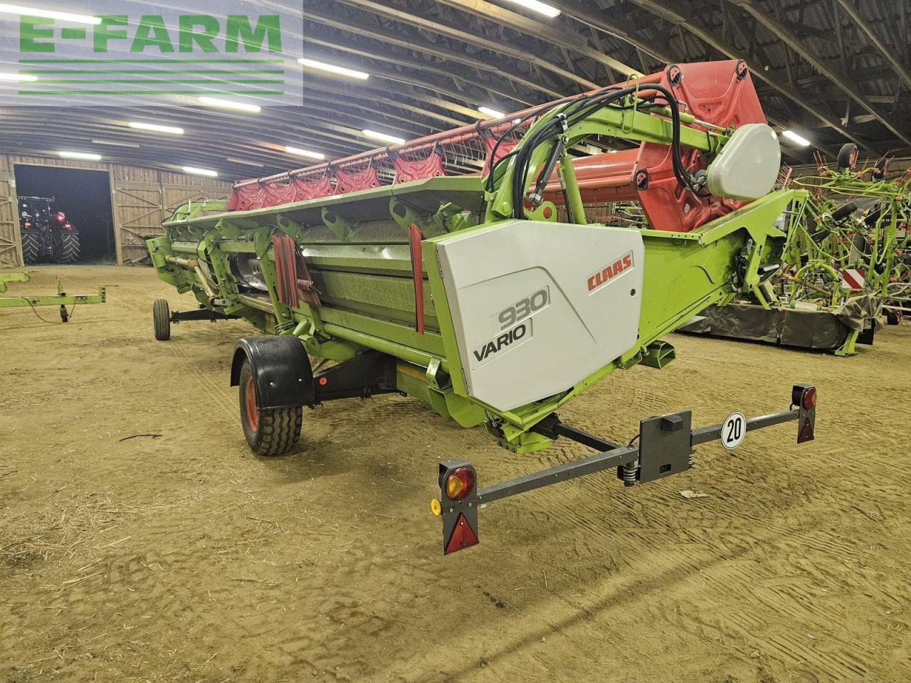 CLAAS vario 930 + 2 rapstrenner + transportwagen - Graanmaaibord: afbeelding 4 CLAAS vario 930 + 2 rapstrenner + transportwagen - Graanmaaibord: afbeelding 4