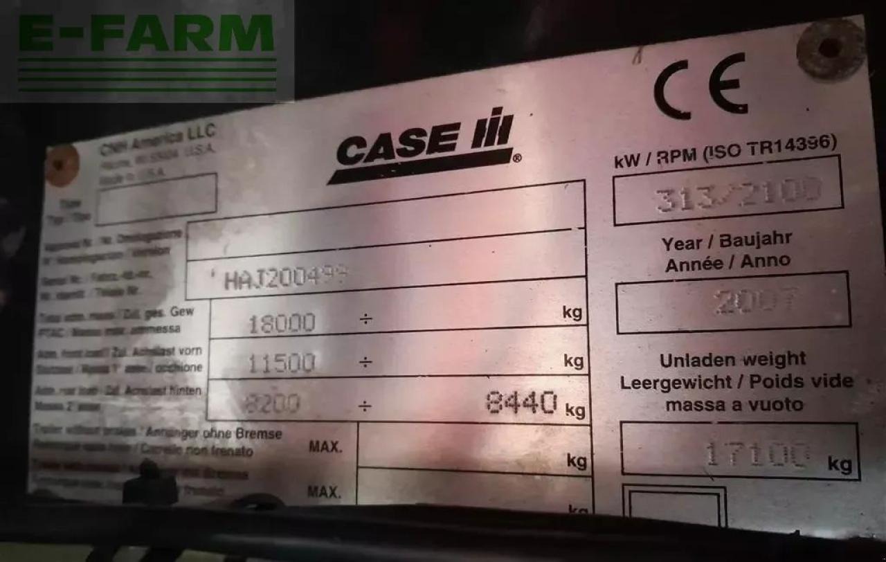 Maaidorser Case-IH 8010 med 30 fods skærebord: afbeelding 19