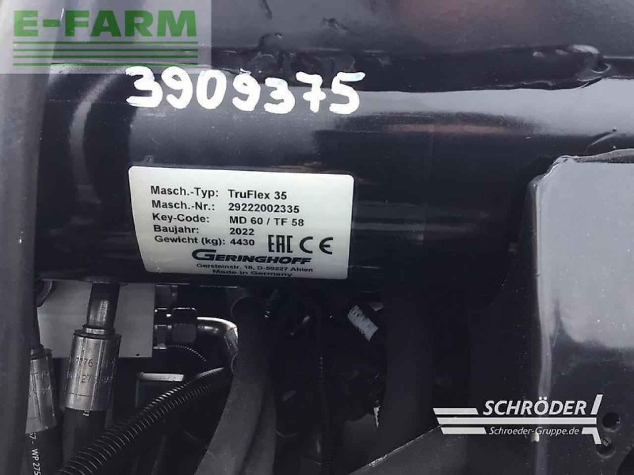 Geringhoff 10,65m bandschneidwerk truflex 35 +wagen - Hakselaar toebehoor: afbeelding 3 Geringhoff 10,65m bandschneidwerk truflex 35 +wagen - Hakselaar toebehoor: afbeelding 3