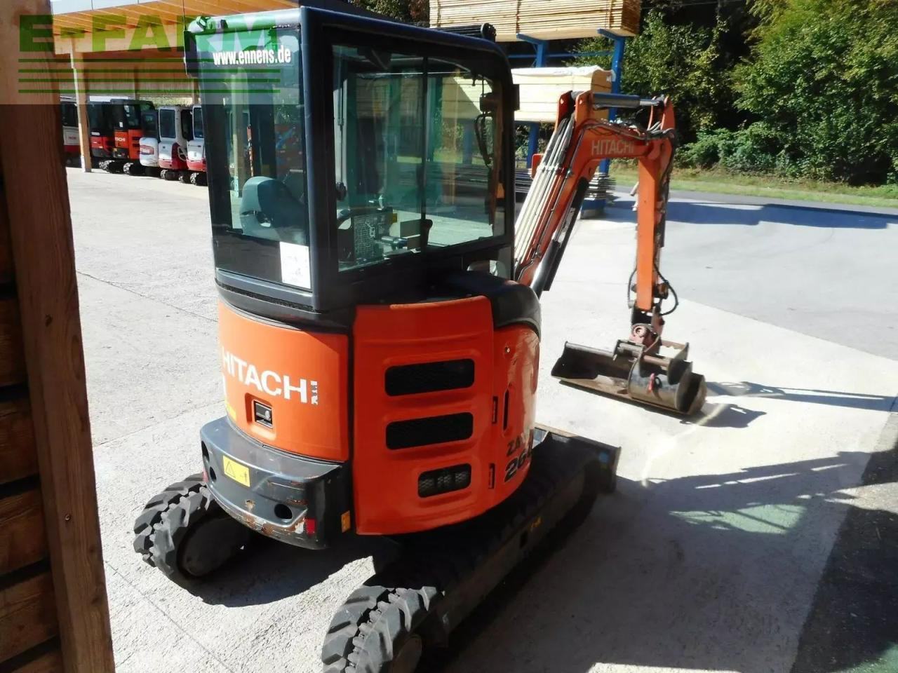 Hitachi zx26u-6 ( 2.740kg ) powertilt u. hydr. sw - Minigraafmachine: afbeelding 4 Hitachi zx26u-6 ( 2.740kg ) powertilt u. hydr. sw - Minigraafmachine: afbeelding 4