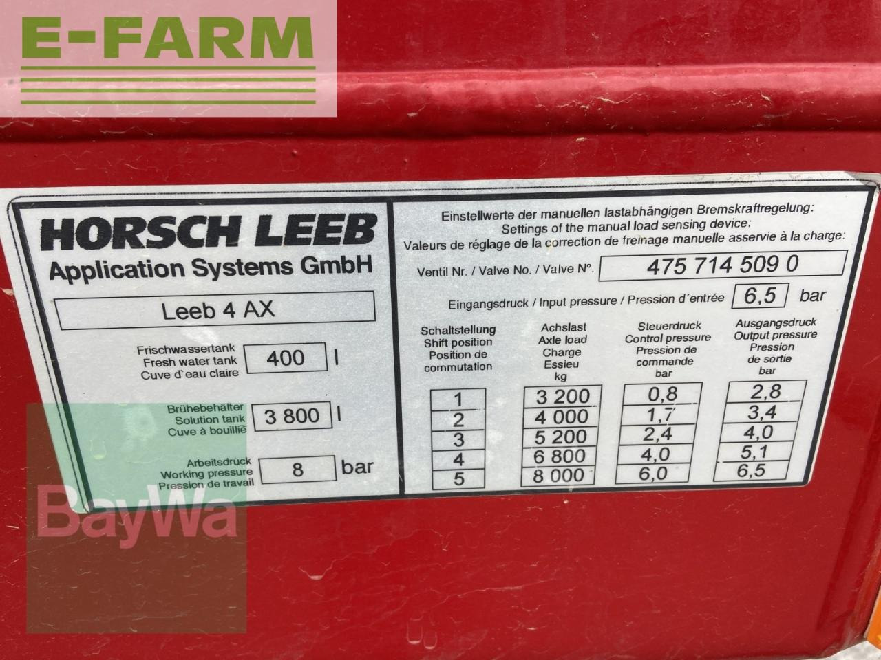 Horsch leeb 4 ax - Tractor: afbeelding 5 Horsch leeb 4 ax - Tractor: afbeelding 5