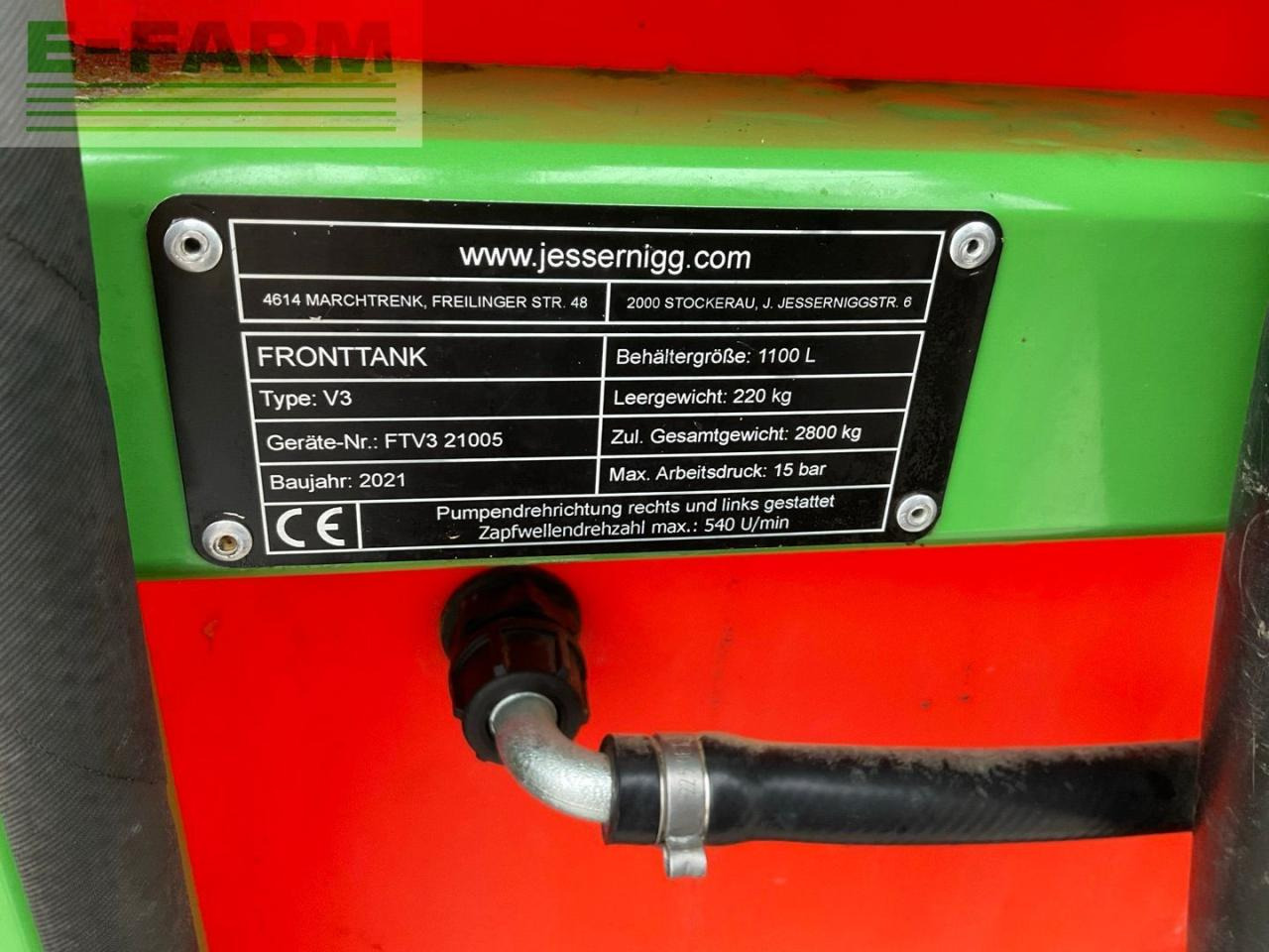 Getrokken veldspuit Jessernigg Next Generation NGUL 1500L /21: afbeelding 22