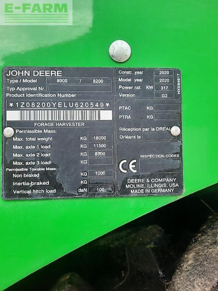 John Deere 8200i - Hakselaar: afbeelding 2 John Deere 8200i - Hakselaar: afbeelding 2