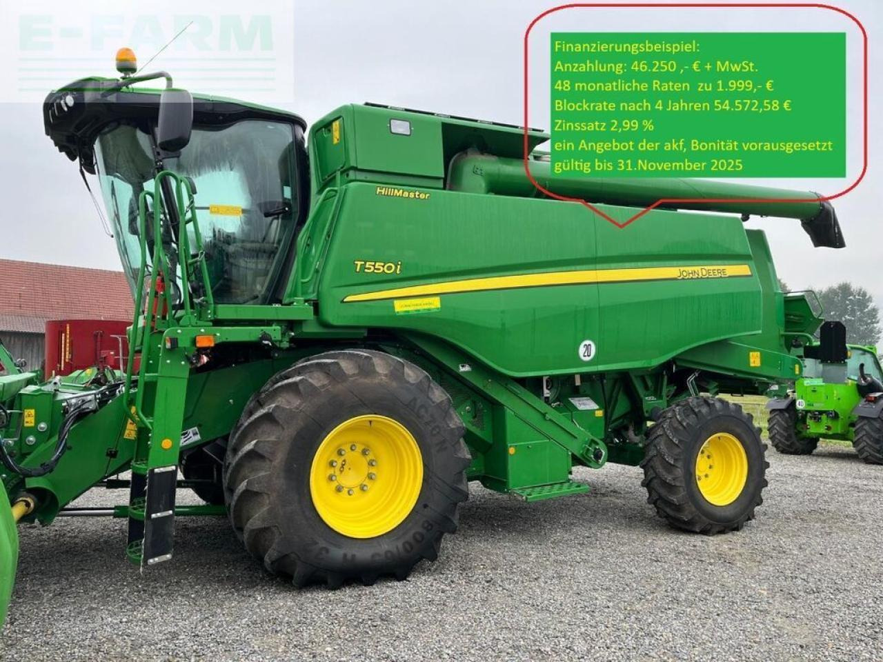 John Deere t550 hm (my19) - Maaidorser: afbeelding 1 John Deere t550 hm (my19) - Maaidorser: afbeelding 1