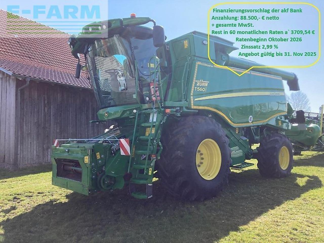 John Deere t560 hm - Maaidorser: afbeelding 1 John Deere t560 hm - Maaidorser: afbeelding 1