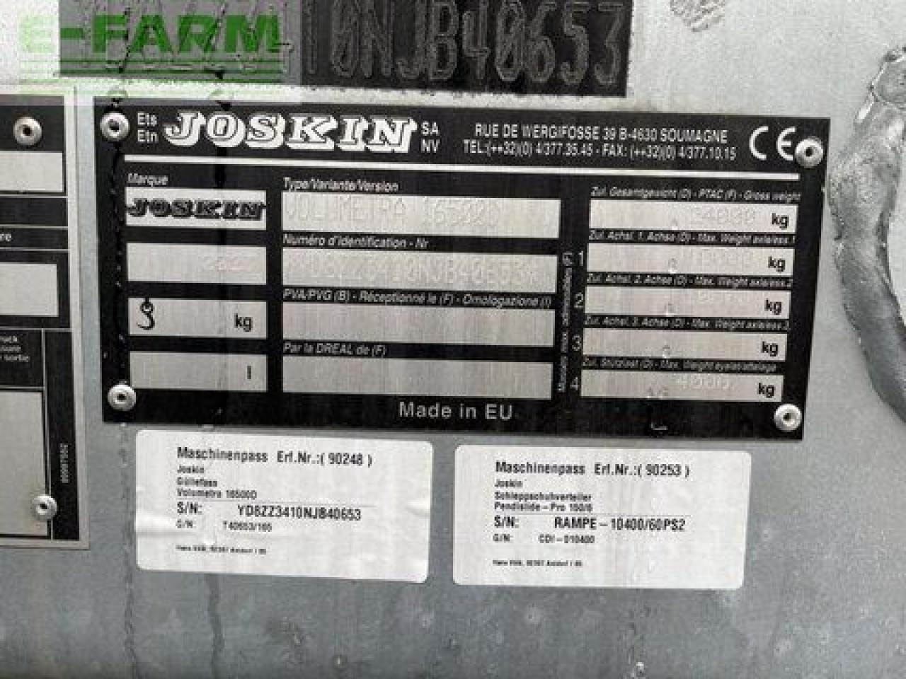 Joskin volumetra 16500d - Mesttank: afbeelding 5 Joskin volumetra 16500d - Mesttank: afbeelding 5