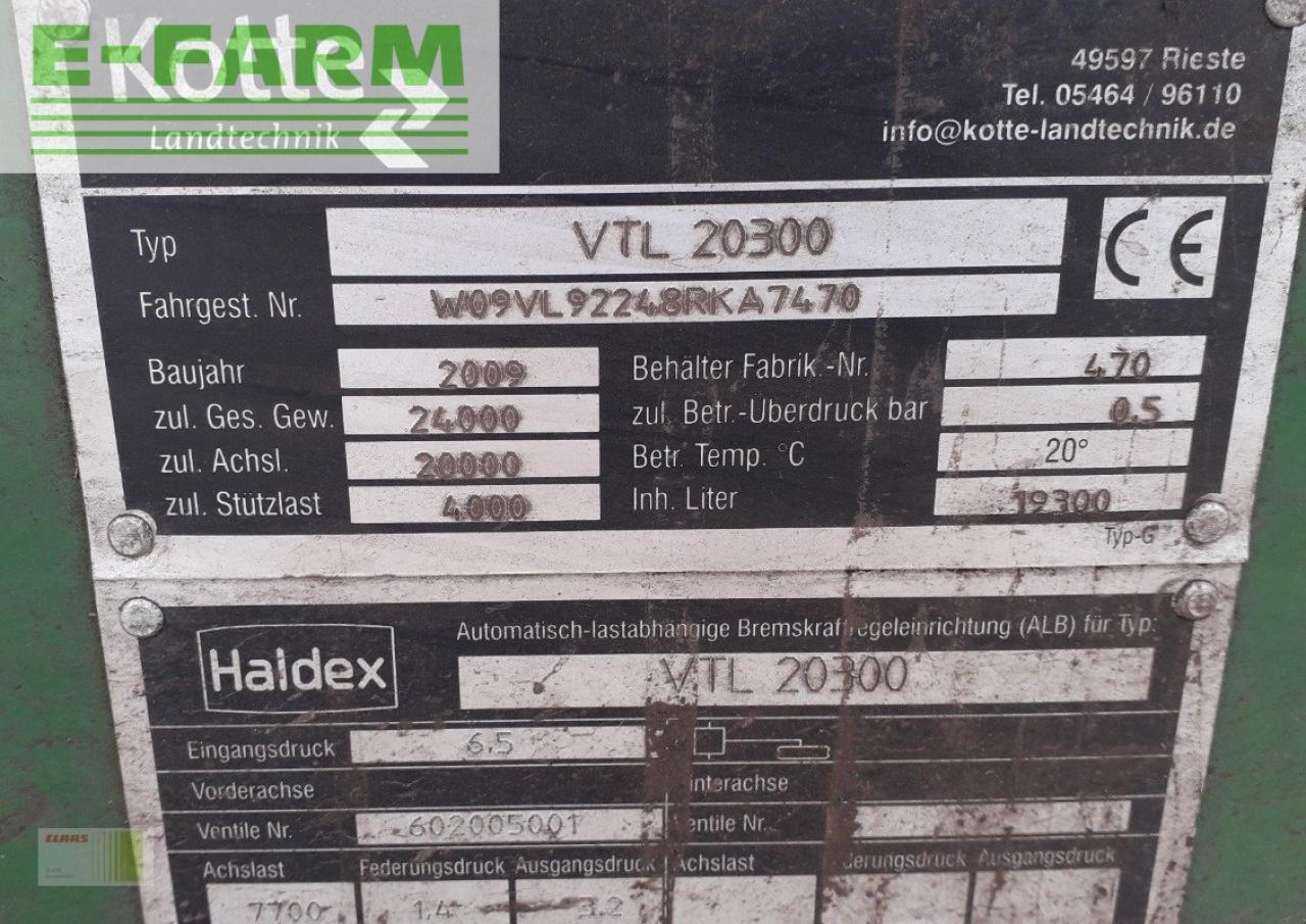 Kotte vtl 20300 - Mesttank: afbeelding 2 Kotte vtl 20300 - Mesttank: afbeelding 2