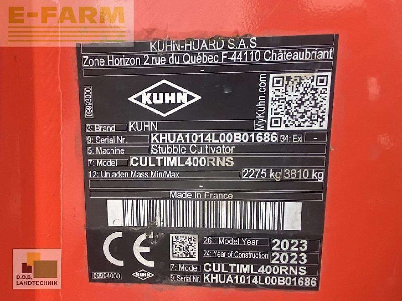 Kuhn cultimer l 400 r ns - Cultivator: afbeelding 2 Kuhn cultimer l 400 r ns - Cultivator: afbeelding 2