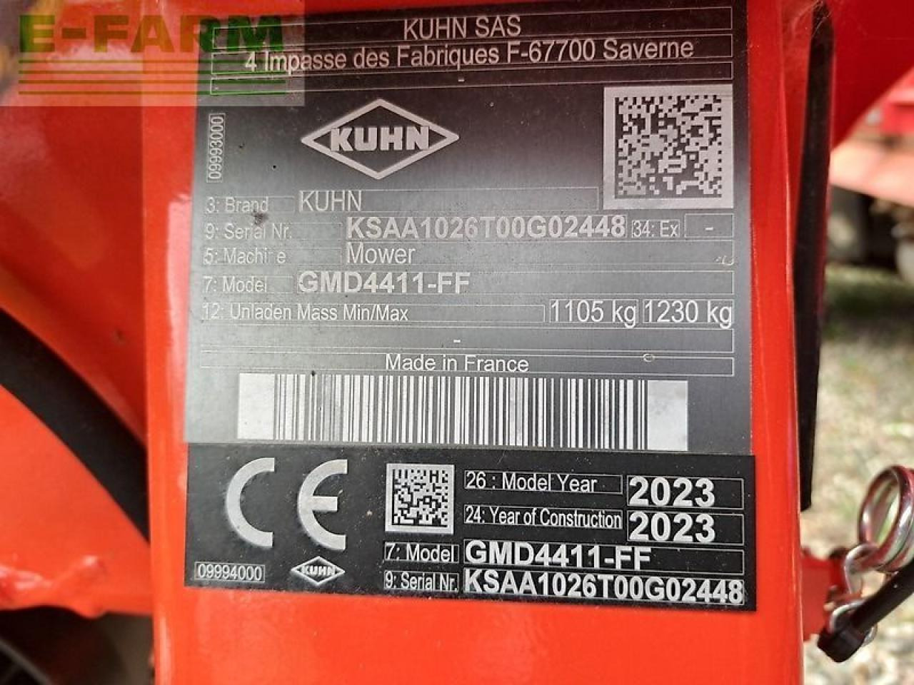 Kuhn gmd 4411 - Maaimachine: afbeelding 4 Kuhn gmd 4411 - Maaimachine: afbeelding 4