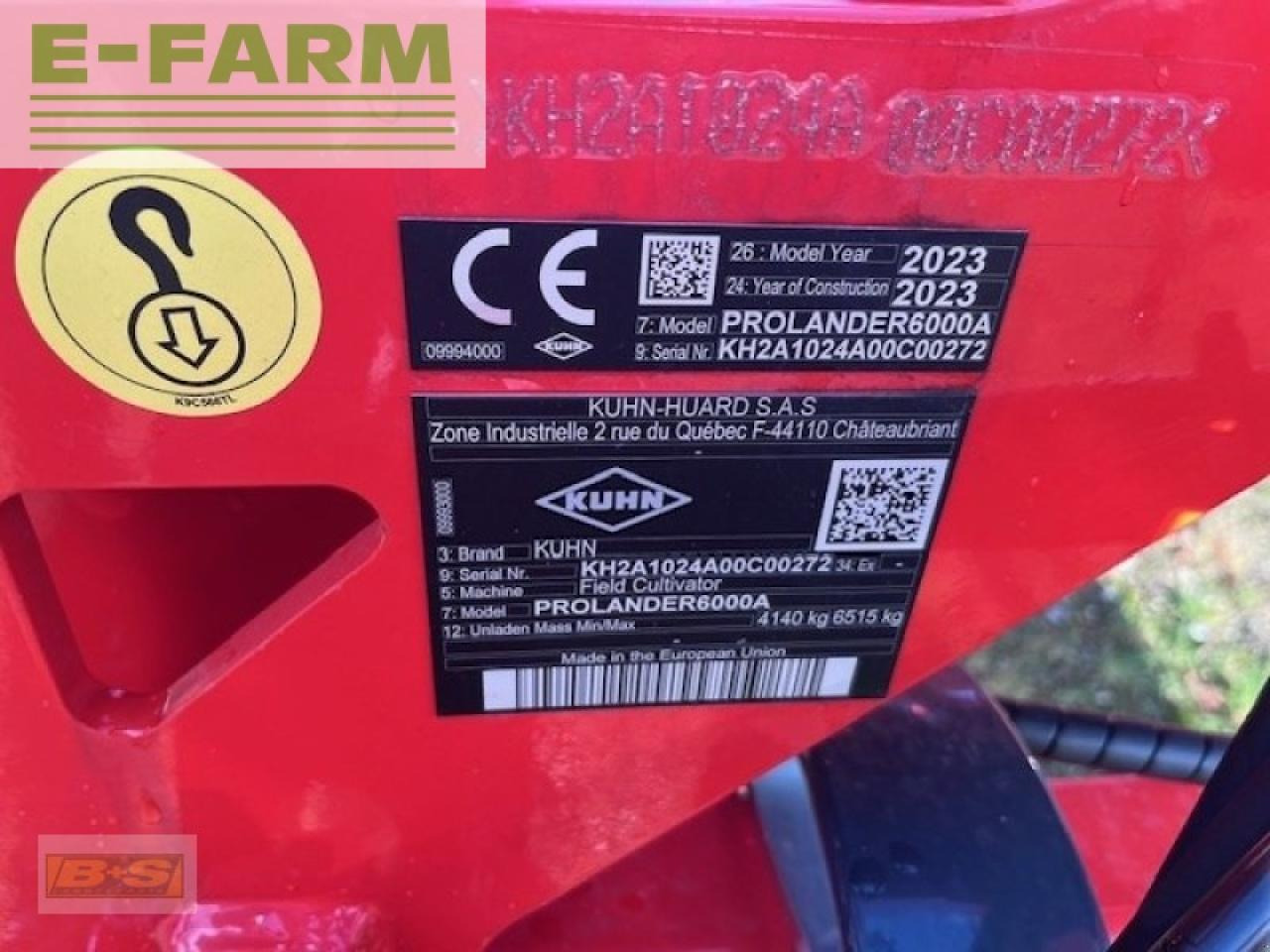 Kuhn prolander 6000 - Cultivator: afbeelding 2 Kuhn prolander 6000 - Cultivator: afbeelding 2