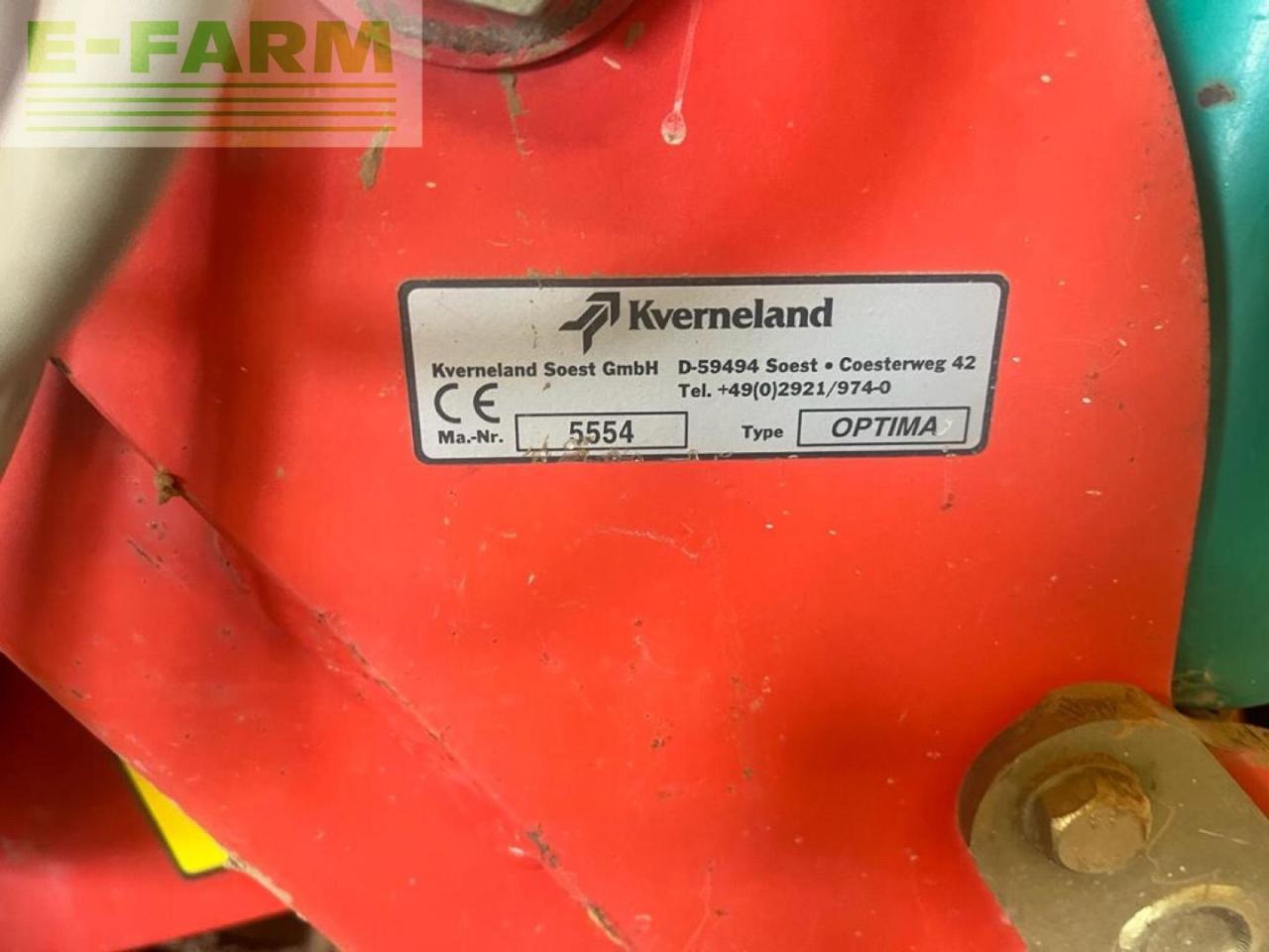 Kverneland Optima - Precisiezaaimachine: afbeelding 2 Kverneland Optima - Precisiezaaimachine: afbeelding 2