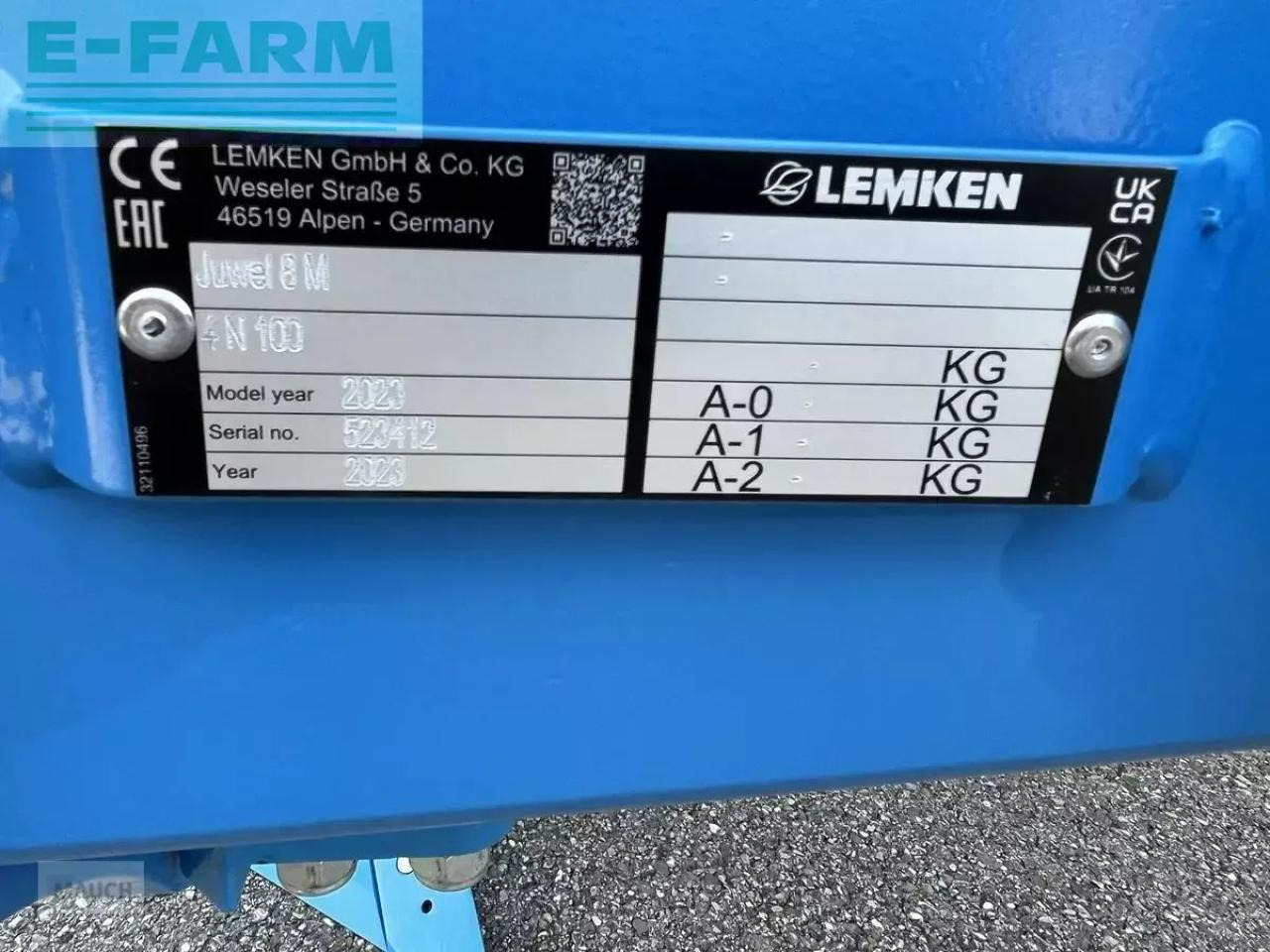 Ploeg Lemken juwel 8m 4-schar pflug: afbeelding 14