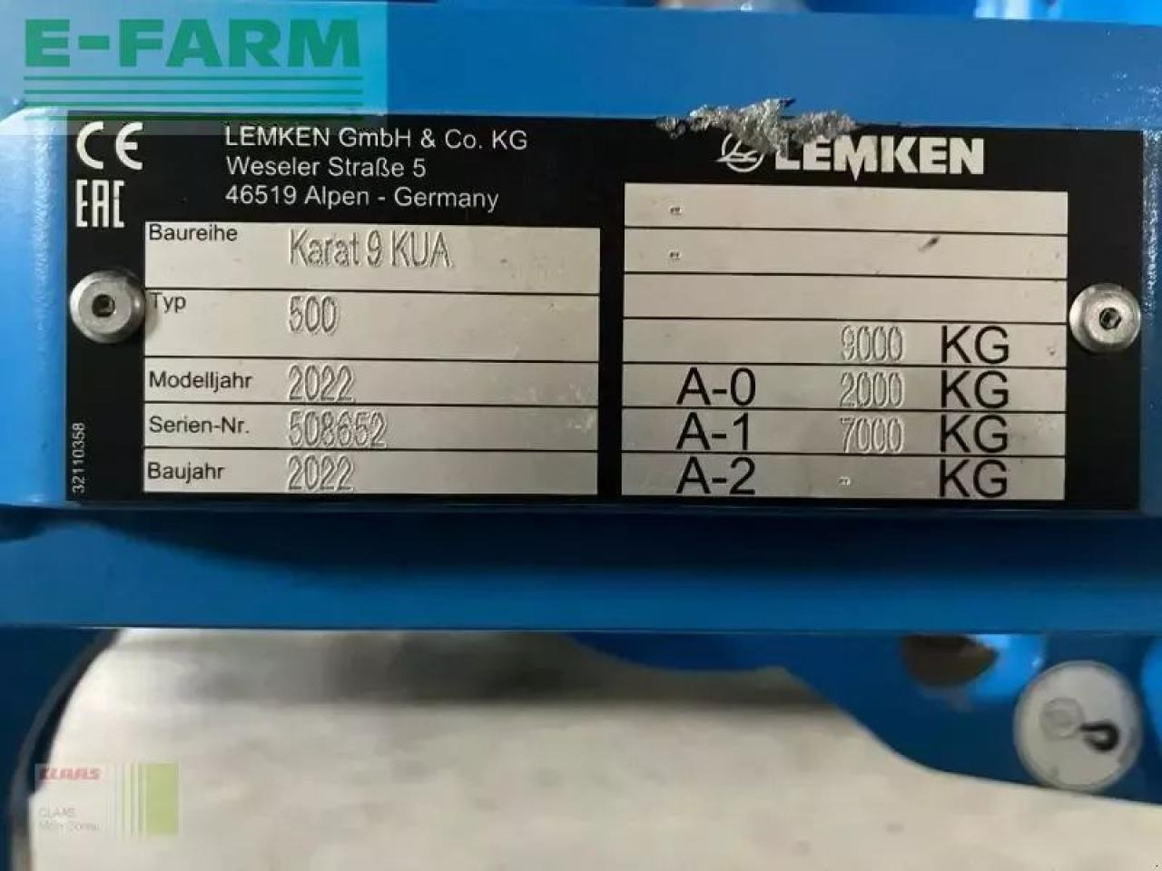 Cultivator Lemken karat 9/500 kua: afbeelding 15