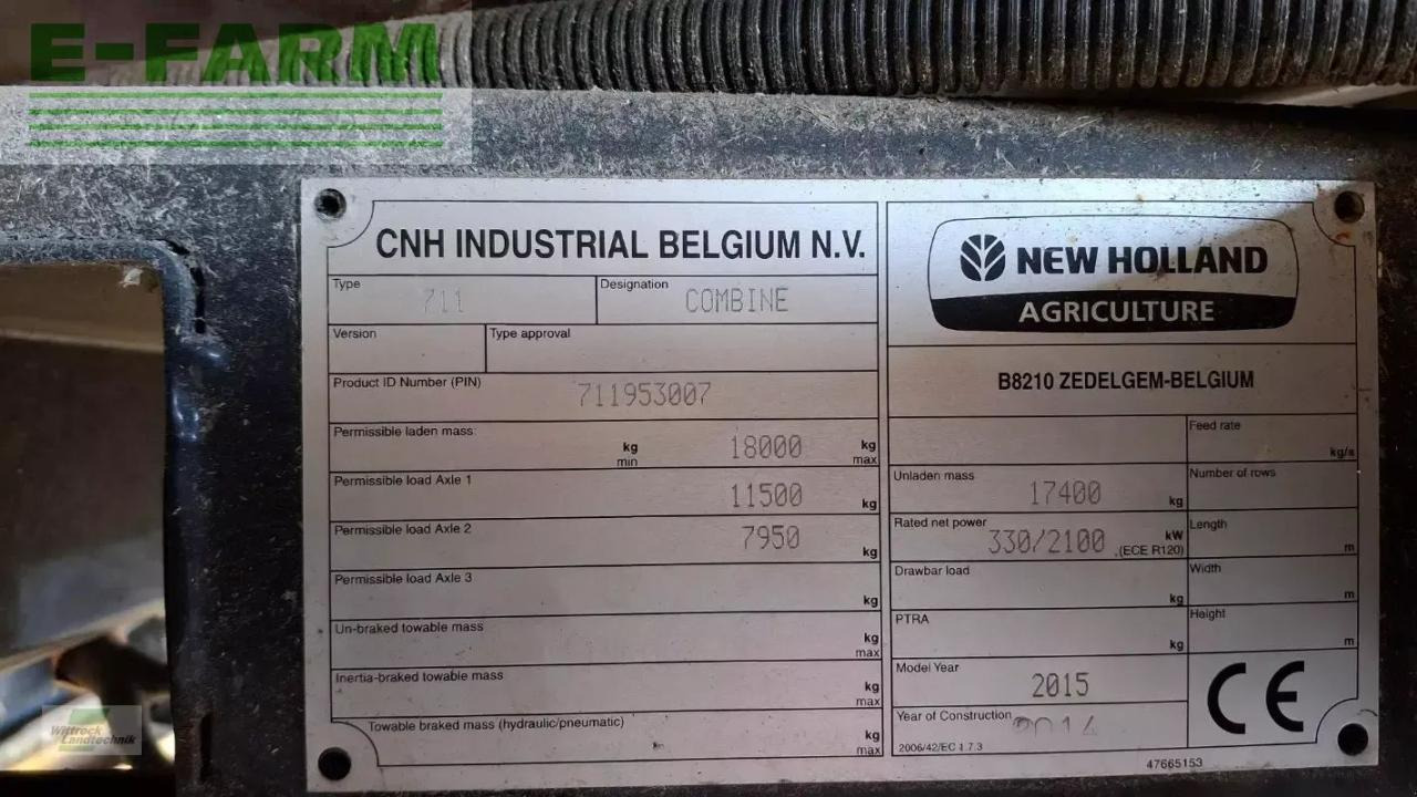 Maaidorser New Holland cr 8.80: afbeelding 9