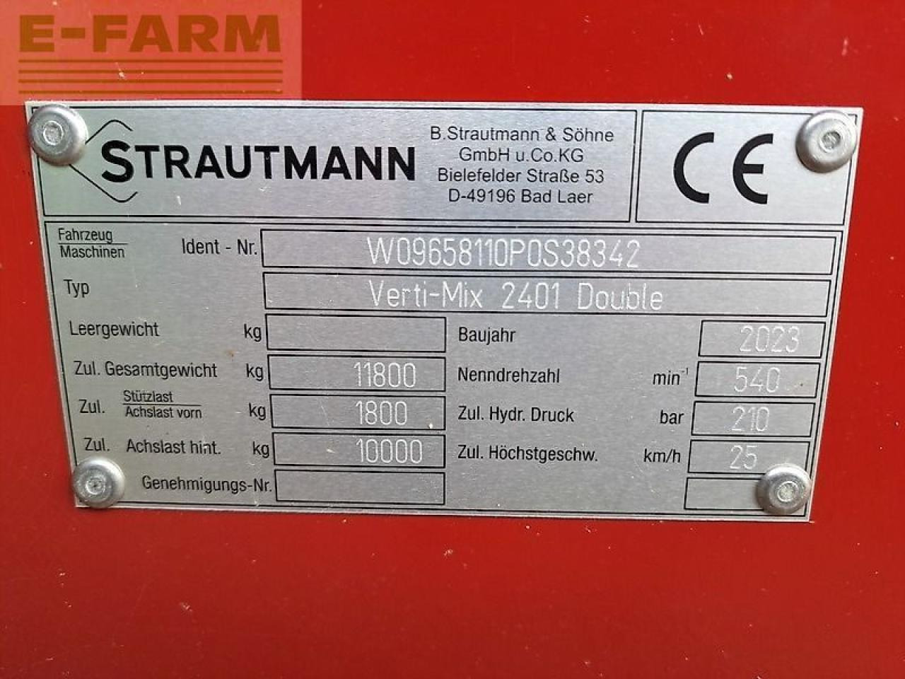 Veeteelt materiaal Strautmann verti mix 2401 double: afbeelding 10 Veeteelt materiaal Strautmann verti mix 2401 double: afbeelding 10