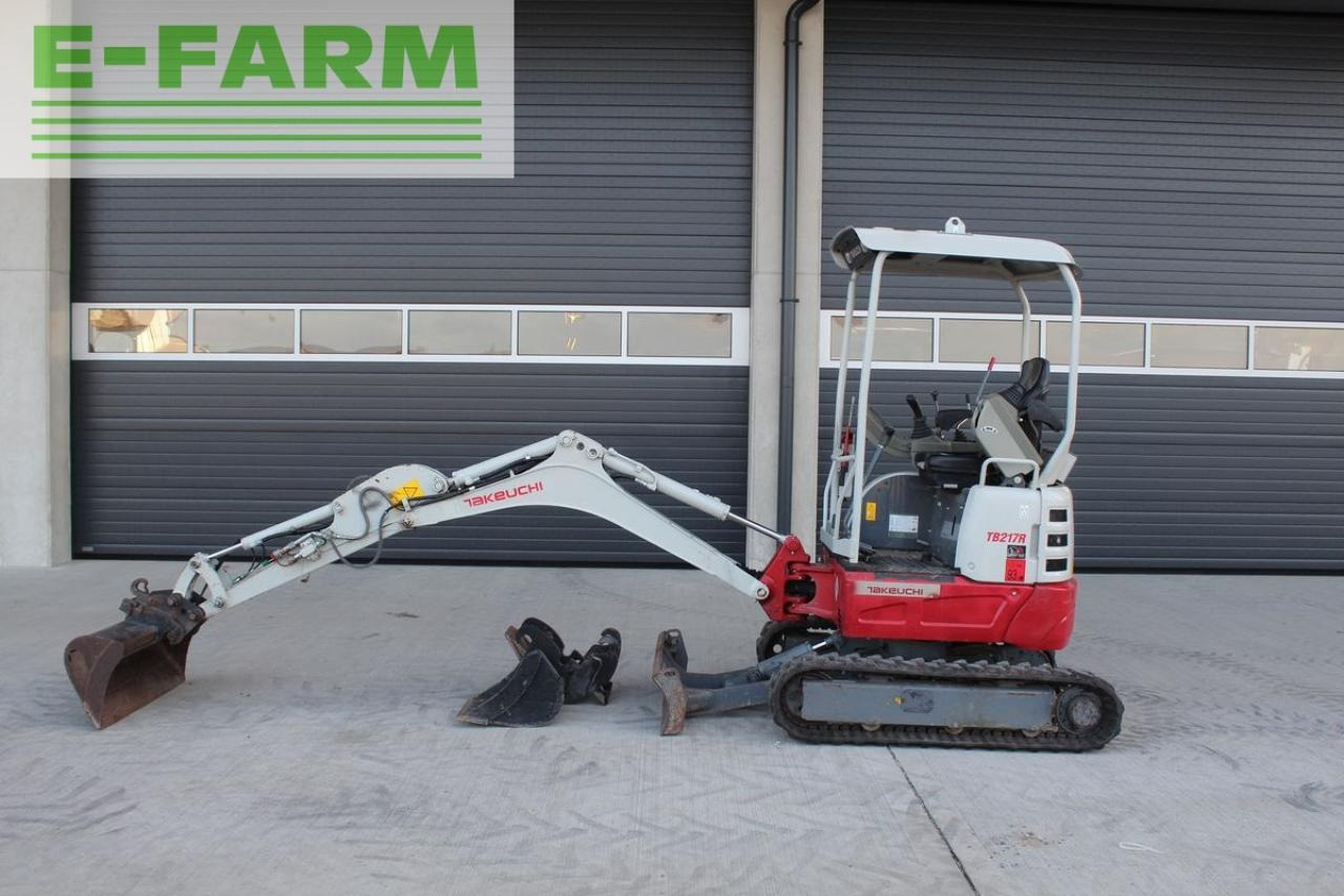 Takeuchi takeuchi tb 217 r minibagger - bagger - Minigraafmachine: afbeelding 1 Takeuchi takeuchi tb 217 r minibagger - bagger - Minigraafmachine: afbeelding 1
