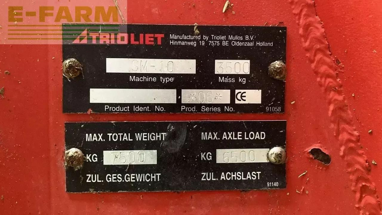 Trioliet solomix 1000 futtermischwagen - Veeteelt materiaal: afbeelding 5 Trioliet solomix 1000 futtermischwagen - Veeteelt materiaal: afbeelding 5