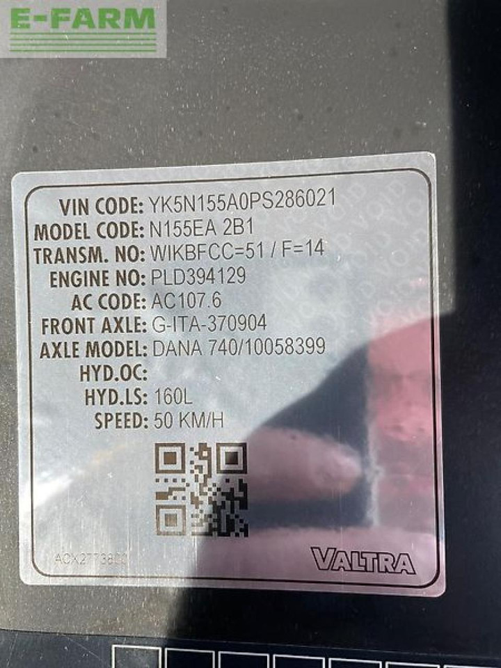 Tractor Valtra n155: afbeelding 34