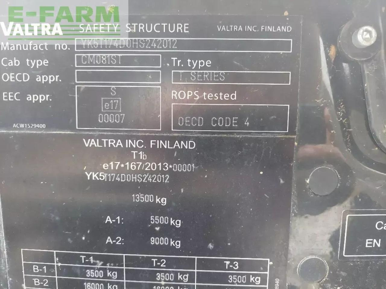 Valtra t 174e d smarttouch - Tractor: afbeelding 5 Valtra t 174e d smarttouch - Tractor: afbeelding 5