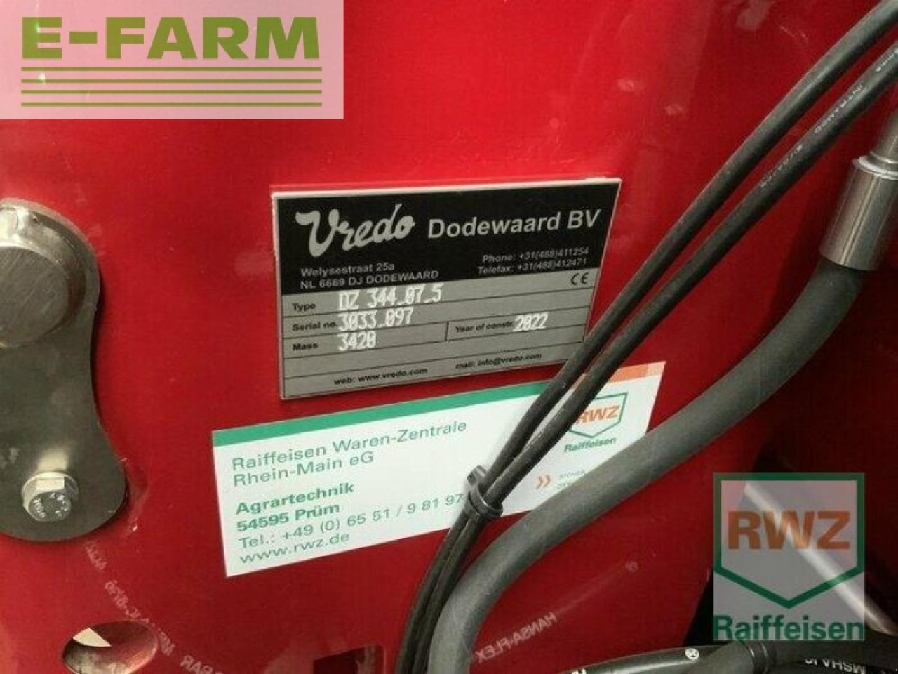 Vredo 344.07.5 agri twin - Precisiezaaimachine: afbeelding 4 Vredo 344.07.5 agri twin - Precisiezaaimachine: afbeelding 4