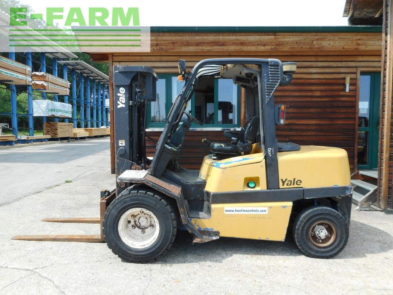 Yale gdp45mj ( triplex 4,3m + ss + zwillingsreifen ) - Heftruck: afbeelding 1 Yale gdp45mj ( triplex 4,3m + ss + zwillingsreifen ) - Heftruck: afbeelding 1