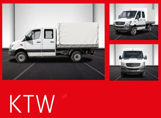 MERCEDES-BENZ Sprinter 316CDI DOKA,Allrad,AHK,TCO,Standhzg.... - Huifzeil bedrijfswagen, Bestelwagen met dubbele cabine: afbeelding 1 MERCEDES-BENZ Sprinter 316CDI DOKA,Allrad,AHK,TCO,Standhzg.... - Huifzeil bedrijfswagen, Bestelwagen met dubbele cabine: afbeelding 1