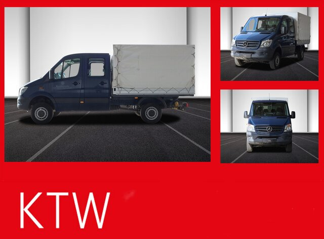 MERCEDES-BENZ Sprinter 316CDI DOKA,Allrad,Klima... - Huifzeil bedrijfswagen, Bestelwagen met dubbele cabine: afbeelding 1 MERCEDES-BENZ Sprinter 316CDI DOKA,Allrad,Klima... - Huifzeil bedrijfswagen, Bestelwagen met dubbele cabine: afbeelding 1