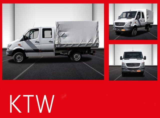 MERCEDES-BENZ Sprinter 316CDI DOKA,Allrad,Klima,Standhzg.... - Huifzeil bedrijfswagen, Bestelwagen met dubbele cabine: afbeelding 1 MERCEDES-BENZ Sprinter 316CDI DOKA,Allrad,Klima,Standhzg.... - Huifzeil bedrijfswagen, Bestelwagen met dubbele cabine: afbeelding 1