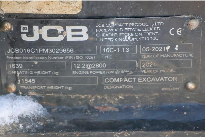 JCB 16C-1 Minibagger - Graafmachine: afbeelding 4 JCB 16C-1 Minibagger - Graafmachine: afbeelding 4