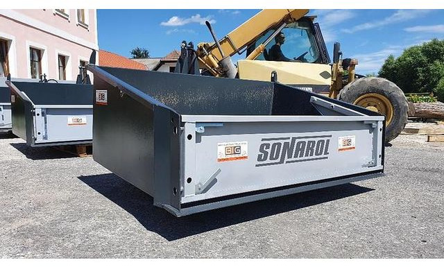 Schwerlast Transportbox / Kippmulde 180 cm mit 3 Punkt- & Euro Aufnahme - Trekker: afbeelding 1 Schwerlast Transportbox / Kippmulde 180 cm mit 3 Punkt- & Euro Aufnahme - Trekker: afbeelding 1