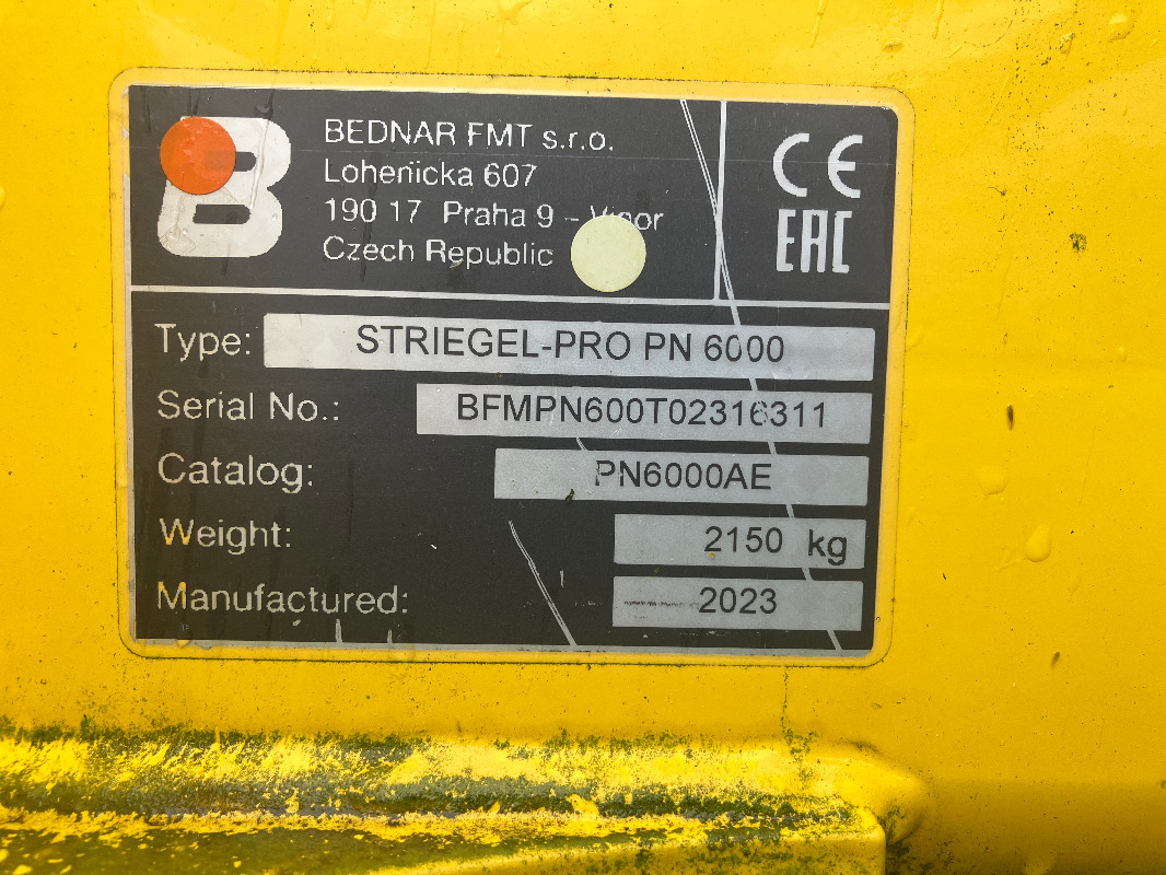 Bednar Striegel-Pro PN 6000 - Bemestingstechniek: afbeelding 2 Bednar Striegel-Pro PN 6000 - Bemestingstechniek: afbeelding 2