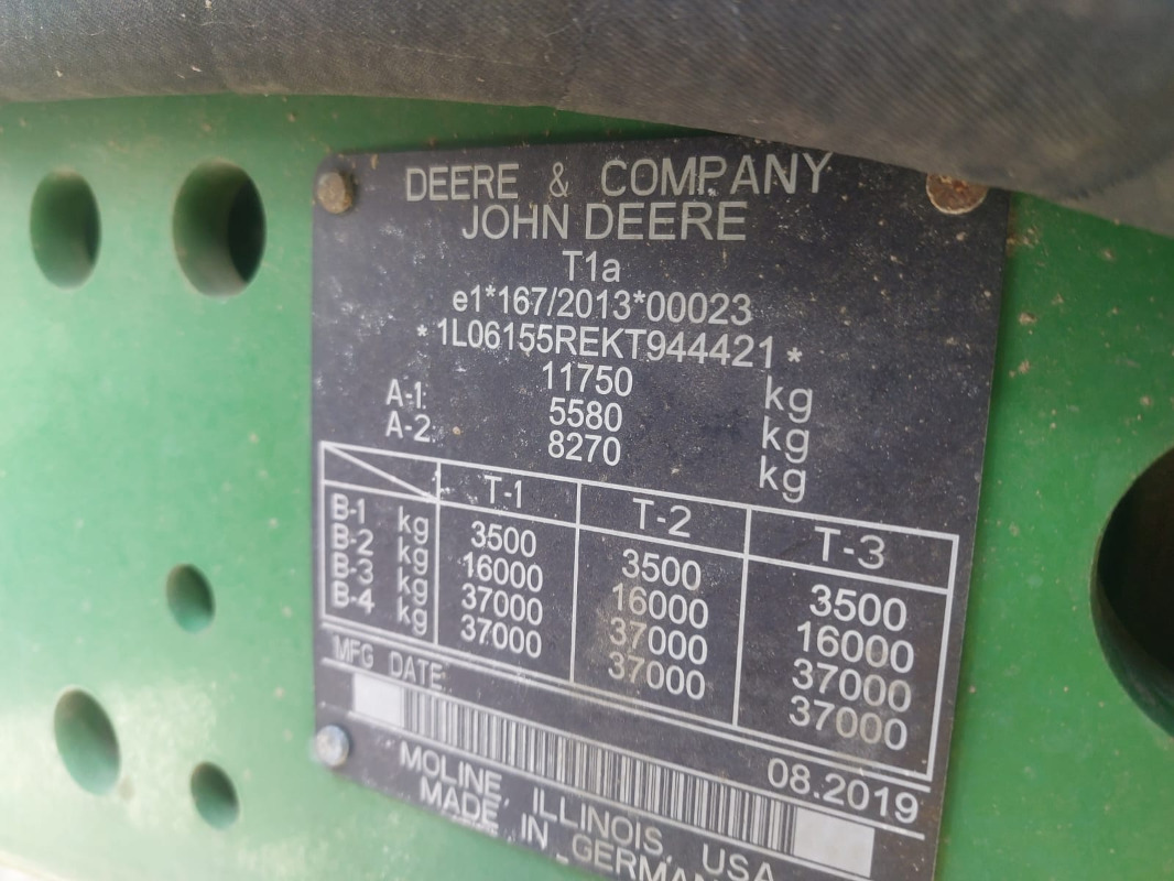 John Deere 6155R - Tractor: afbeelding 2 John Deere 6155R - Tractor: afbeelding 2