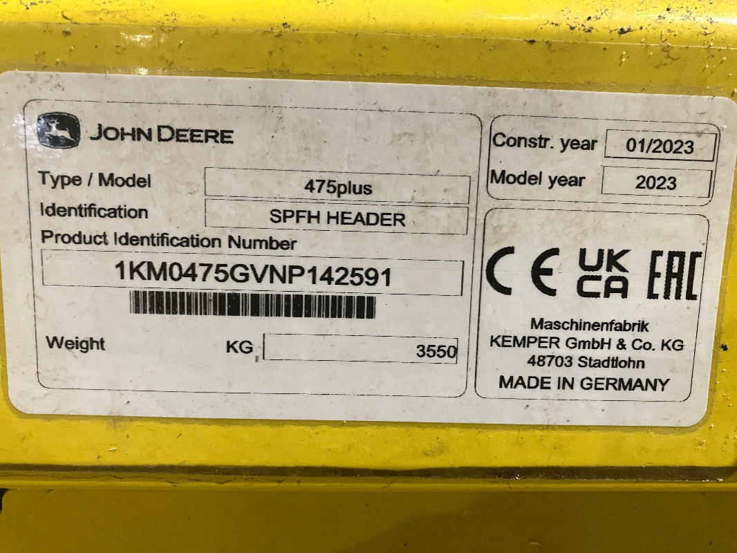 Kemper 475 plus - Maiskolvenplukker: afbeelding 2 Kemper 475 plus - Maiskolvenplukker: afbeelding 2