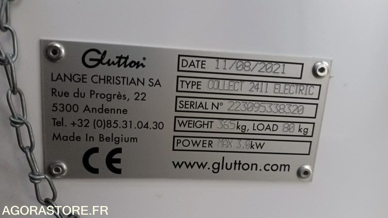 ASPIRATEUR DE VOIERIE GLOUTON - Tuinmachine: afbeelding 3 ASPIRATEUR DE VOIERIE GLOUTON - Tuinmachine: afbeelding 3