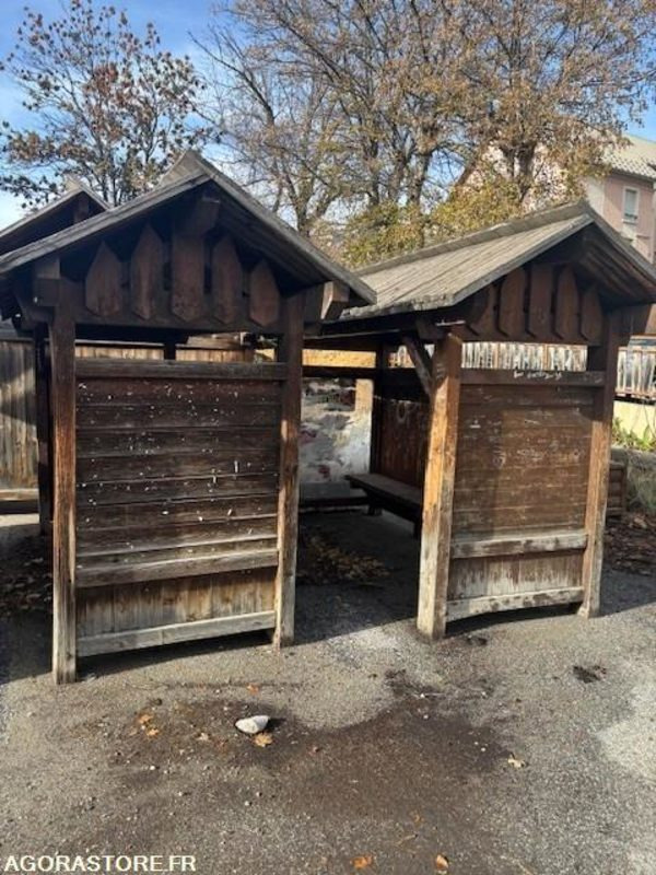Lot de 2 abris bus bois - Andere machine: afbeelding 5 Lot de 2 abris bus bois - Andere machine: afbeelding 5