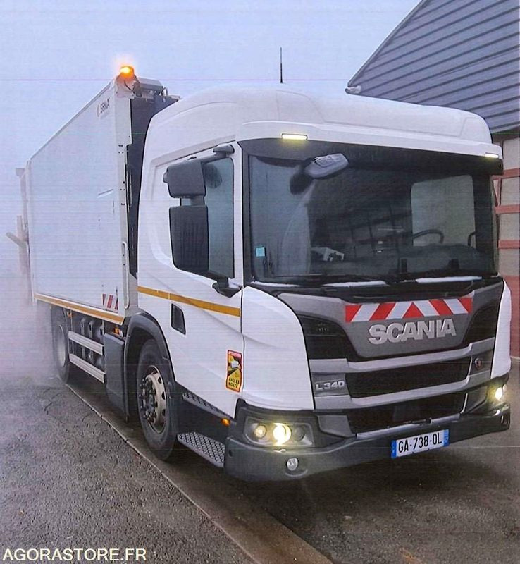 BOM SCANIA L340 71926 kms 2021 GNV - Vuilniswagen: afbeelding 2 BOM SCANIA L340 71926 kms 2021 GNV - Vuilniswagen: afbeelding 2