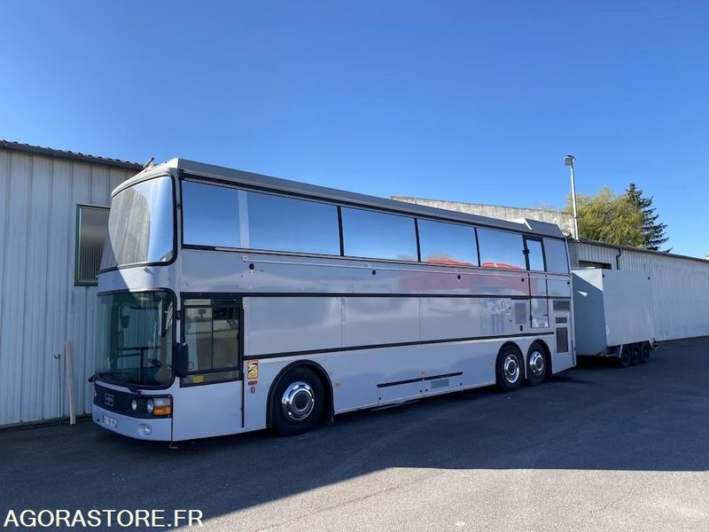 BUS VIP DOUBLE ETAGE MOTORHOMEVIP VANHOOL + REMORQUE + AUVENT DE RECEPTION - Dubbeldeksbus: afbeelding 1 BUS VIP DOUBLE ETAGE MOTORHOMEVIP VANHOOL + REMORQUE + AUVENT DE RECEPTION - Dubbeldeksbus: afbeelding 1