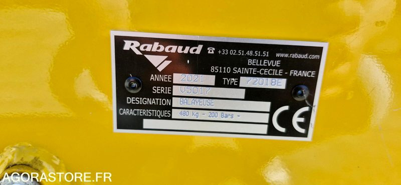Balayeuse de Voirie sur trois points - Veegwagen: afbeelding 2 Balayeuse de Voirie sur trois points - Veegwagen: afbeelding 2