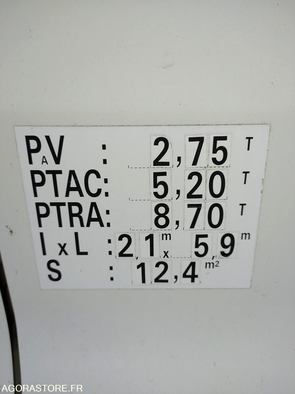 CAMION BENNE IVECO - EY413YY - 142000km - Kipper bestelwagen: afbeelding 4 CAMION BENNE IVECO - EY413YY - 142000km - Kipper bestelwagen: afbeelding 4