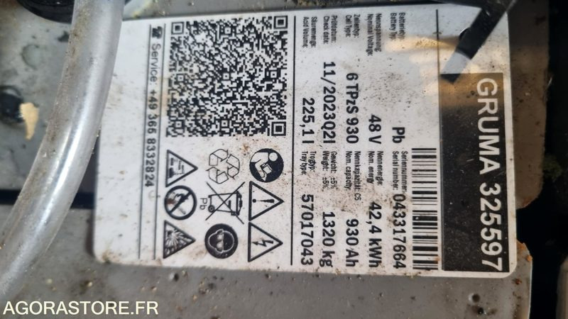 Elektrische heftruck CHARIOT MULTIDIRECTIONNEL HUBTEX MQ-40 21-25 EL - 2011: afbeelding 7