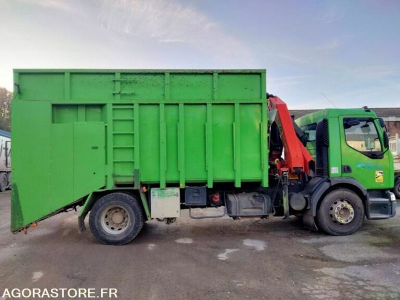 Camion avec benne et grue attenante à la cabine - Vuilniswagen: afbeelding 2 Camion avec benne et grue attenante à la cabine - Vuilniswagen: afbeelding 2